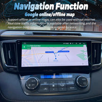 Autoradio Android Écran 10,25 Pouces Toyota RAV4 XA40 2012-2019 CarPlay Sans Fil GPS 4G