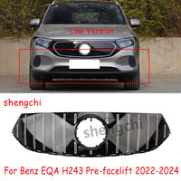 Calandre Mercedes EQA H243 2022-2026 Style GT à Barres Verticales Argent, Avant ou Après Restylage