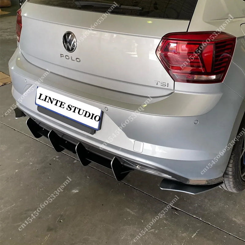 Diffuseur Arrière 4 Ailettes VW Polo MK6 2017-2021