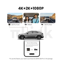 Dashcam DDPAI Z60 Pro 4K 3-Channel GPS