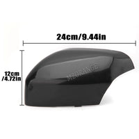 Coque de Rétroviseur Volvo XC70 XC90 Noir Brillant — vue arrière