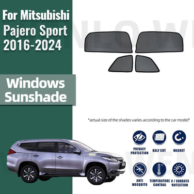 Pare-Soleil Magnétique Mitsubishi Pajero Sport 2016-2024