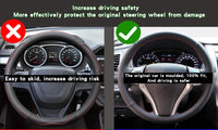 Couvre Volant Audi Q3, Q5, SQ5, Q7, SQ7, Q8 et SQ8, Cuir Véritable sur Mesure à Coudre, 11 Couleurs de Fil