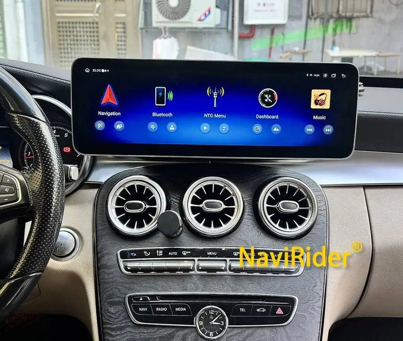 Autoradio Android Mercedes-Benz GLC X253 et C 2015-2018 Écran 14,9 pouces CarPlay GPS