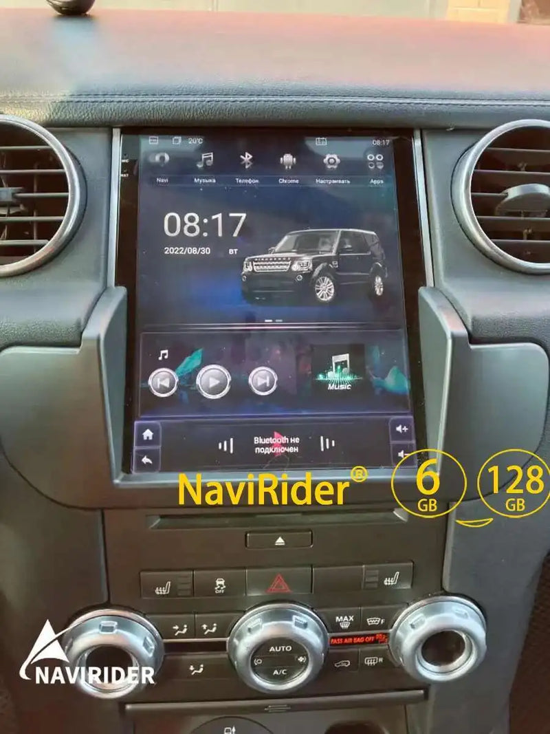Autoradio Android 14 Land Rover Discovery 4 LR4 2009-2016 Navigation GPS avec Écran de Climatisation
