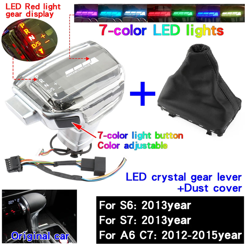 Pommeau de Vitesse LED Audi A4 A6 Q7
