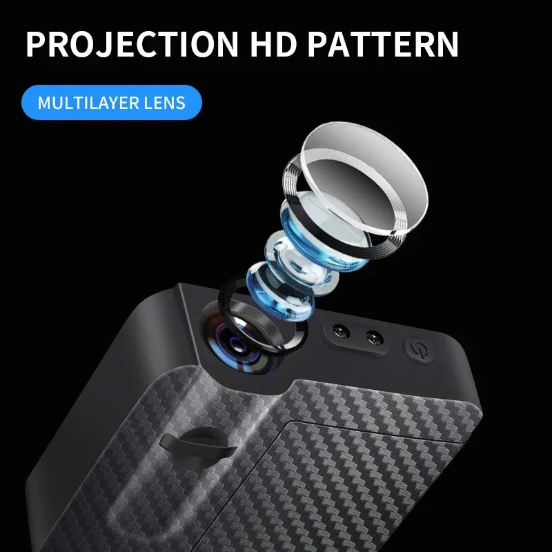 Projecteur de Porte Mitsubishi sans Fil Logo LED pour Pajero Outlander XL Montero Lancer Triton L200