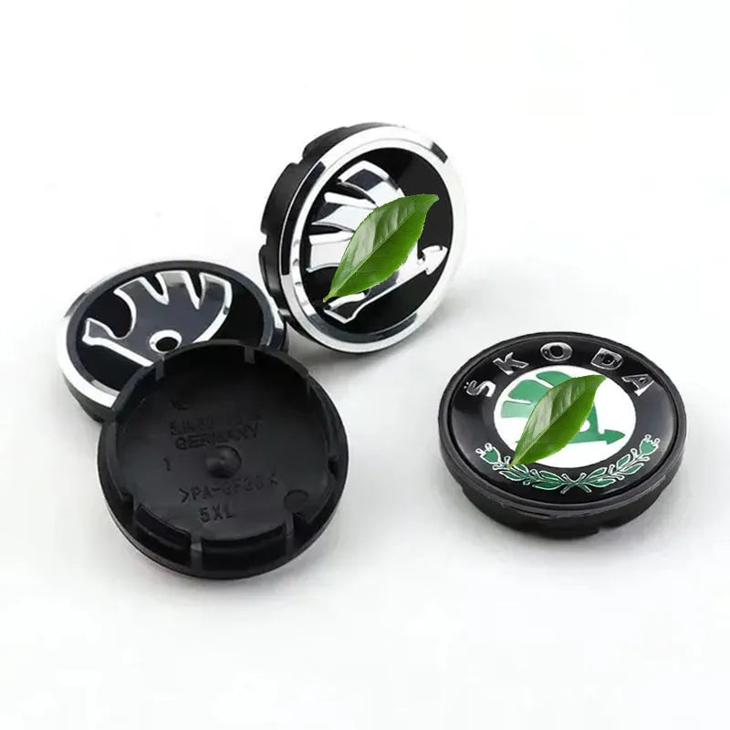 Cache-Moyeux Skoda Octavia Fabia Kodiaq 56mm 60mm