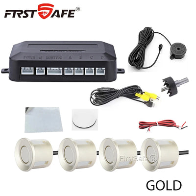 Radar de Recul Vidéo AHD 4 Capteurs FirstSafe KZ-033
