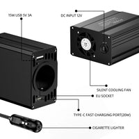 Convertisseur 12V 220V Voiture Allume-Cigare 400 W 500 W USB