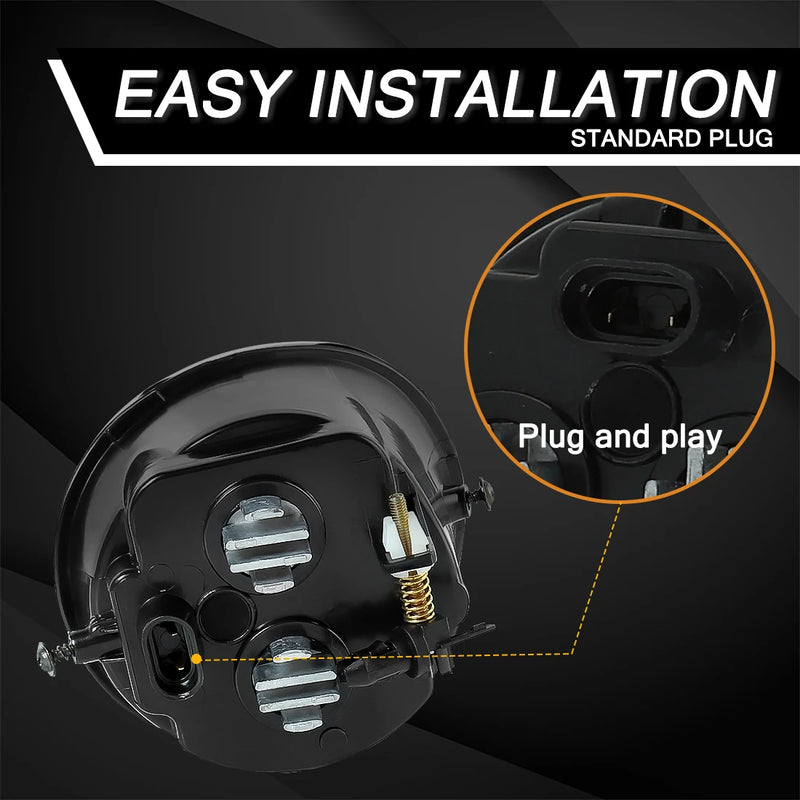 Feux Antibrouillard LED Toyota Hilux 2005-2009 RAV4 2004-2005 Feux de Jour Avant 12V