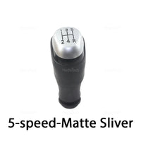 Pommeau de Levier de Vitesse Renault Clio 4 IV et Captur, Boîte Manuelle 5 Vitesses, Argent Brillant ou Mat, Réf. 328654134R