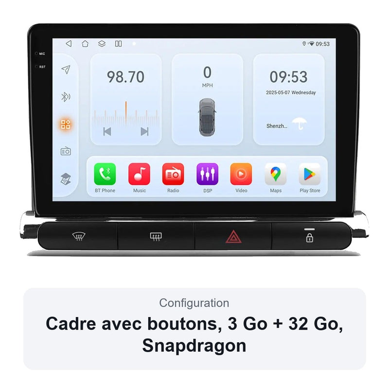 Autoradio CarPlay Citroën C3 C3 Aircross C4 Aircross 2017-2023