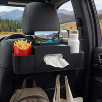 4-in-1-Rücksitz-Organizer fürs Auto mit Taschentuchhalter, Becherhalter und Haken