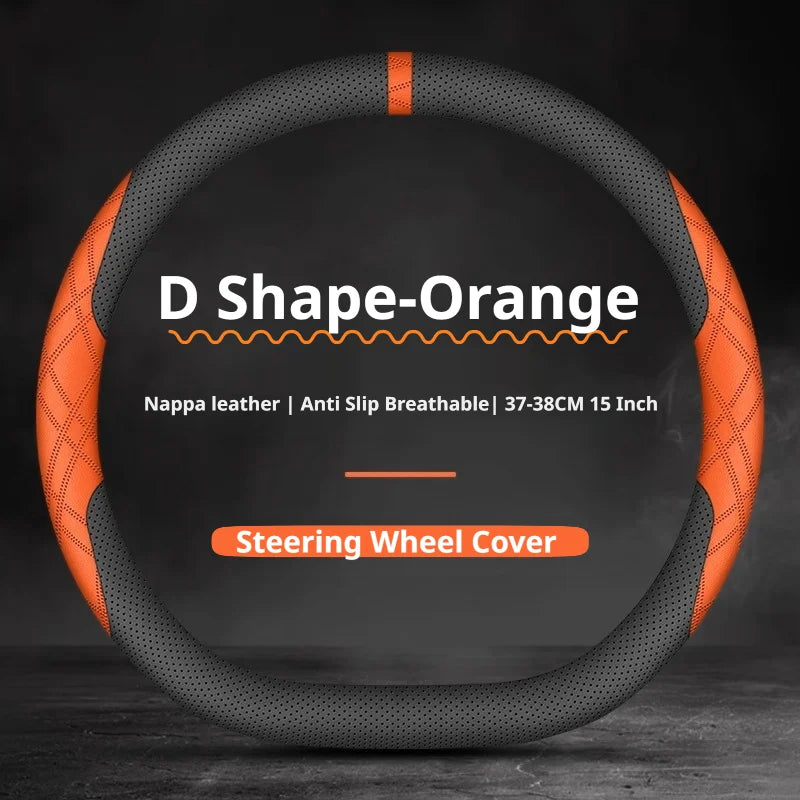 Couvre Volant Toyota Camry, RAV4, Highlander, Avalon, Sienna, Venza en Cuir Nappa Perforé, 8 Coloris
