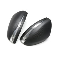 Coque de Rétroviseur Mercedes GLC X253, EQA, EQB X243, EQC N293 en Carbone Véritable de Remplacement, Sec, Forgé ou Liseré Rouge