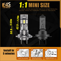Ampoules LED H7 Canbus 6500K Audi A3 A4 Q5