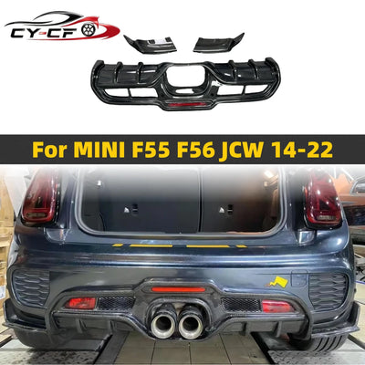 Lames de Pare-Chocs Arrière Carbone BMW Mini Cooper JCW