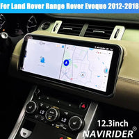 Autoradio Android 15 Land Rover Range Rover Evoque 2012-2018 Écran 12,3 Pouces CarPlay GPS DSP