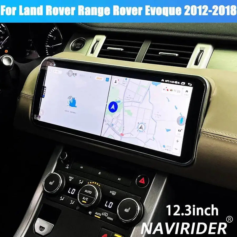 Autoradio Android 15 Land Rover Range Rover Evoque 2012-2018 Écran 12,3 Pouces CarPlay GPS DSP