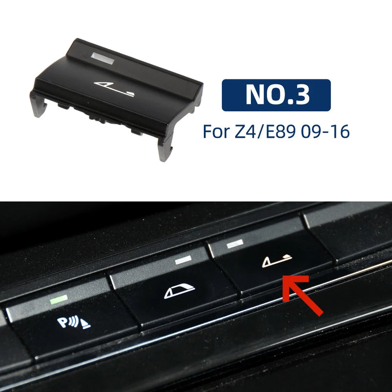Cache-Boutons Console Centrale BMW Z4 E89 2009-2016 — détail du support