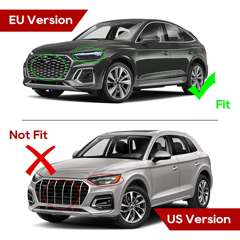 Réflecteurs LED Pare-Chocs Audi Q5 2018-2021 Feu Arrière