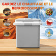 Glacière Électrique Voiture 24 L 12 V 220 V Froid et Chaud