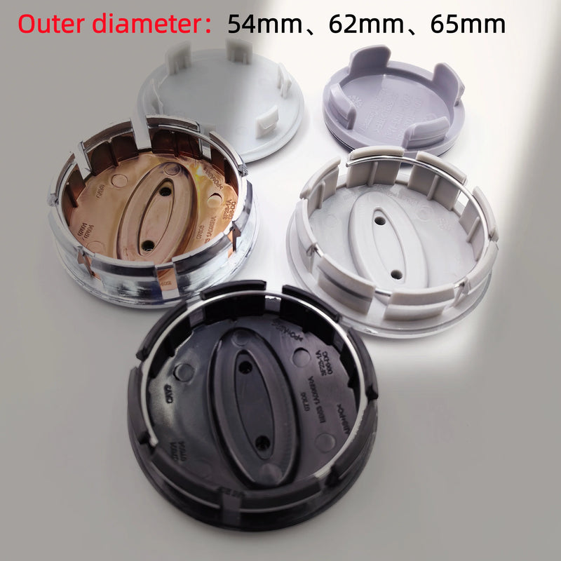 Cache-Moyeux Ford 54mm 56mm 60mm 65mm 68mm Emblème