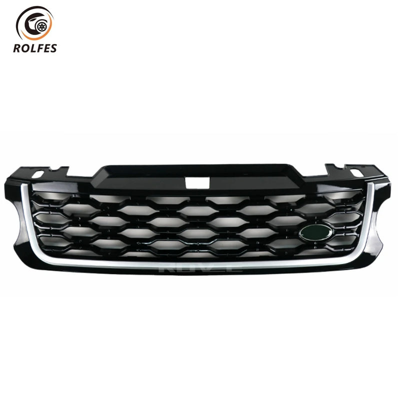 Calandre Range Rover Sport L494 2014-2017 Look 2018 Nid d'Abeille Noir Argent