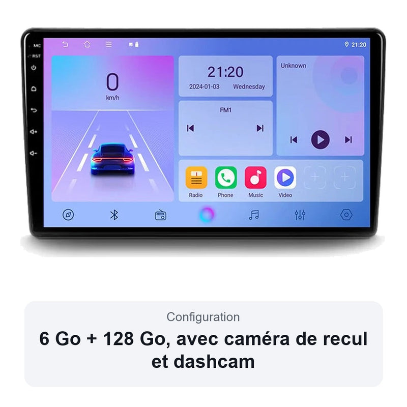 Autoradio CarPlay Citroën C4 Grand Picasso 2006-2013 Android Écran Tactile