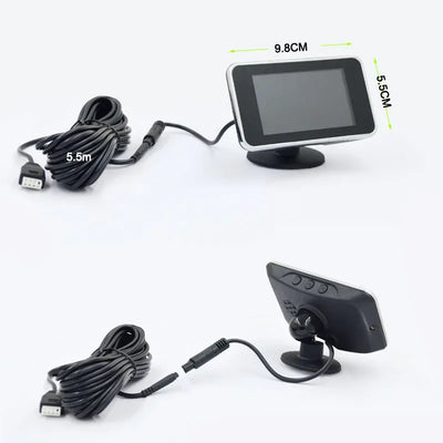 Radar de Recul Écran LCD 4 6 8 Capteurs Universel