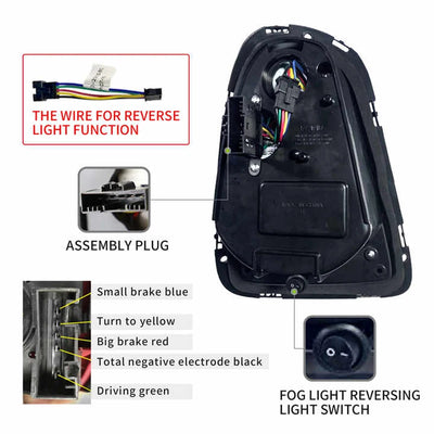 Feux Arrière LED BMW Mini Cooper R56 R57 R58 R59 JCW
