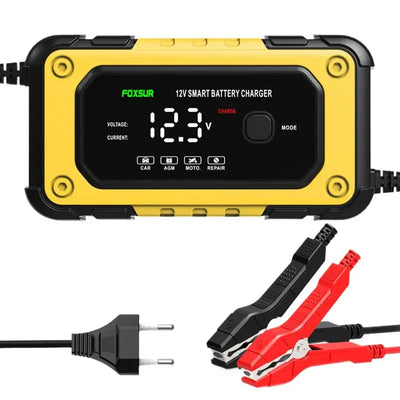 Démarreur de Batterie Portable Écran LCD 12V