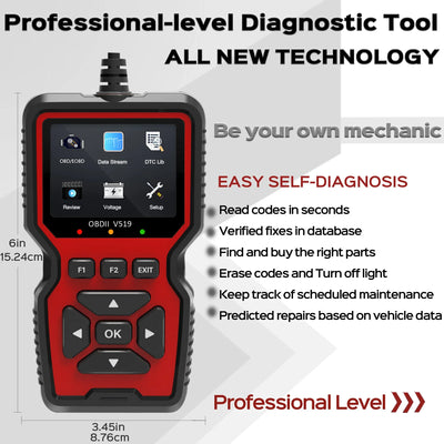 Valise Diagnostic OBD2 Lecteur de Codes Flux Direct