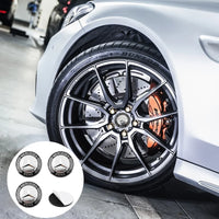 Autocollants Emblème de Moyeu Mercedes AMG 56mm 60mm 65mm — vue de profil