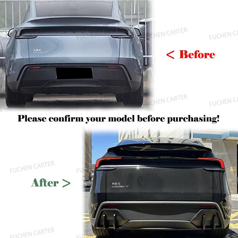 Diffuseur Arriere Tesla Model Y Juniper 2025