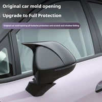 Coques de Rétroviseur MG4 EV 2025-2026 Noir Brillant Style Cornes