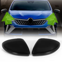 Coques de Rétroviseur Renault Clio 5 2019-2025 Noir Brillant
