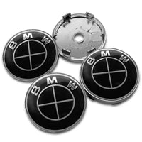 Cache-Moyeux BMW E90 F30 F10 X1 X5 56mm 60mm — détail de fixation