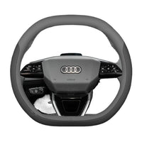 Couvre Volant Audi Q6 e-tron A5 A6 Q5 2025-2026 Cuir Double Méplat