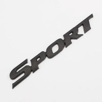 Emblème SPORT Métal 3D Toyota Arrière Coffre Autocollant Noir Rouge ou Argent