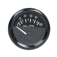 Jauge 52 mm 12V Température d'Eau d'Huile Pression Volts Ampèremètre