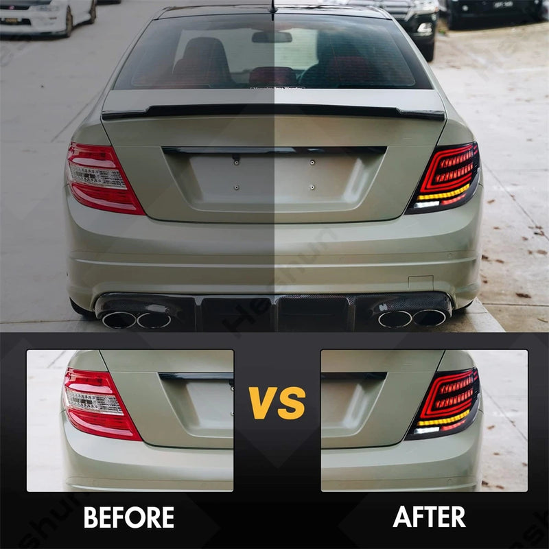 Feux Arrière LED Mercedes Classe C W204 2007-2014 Look AMG