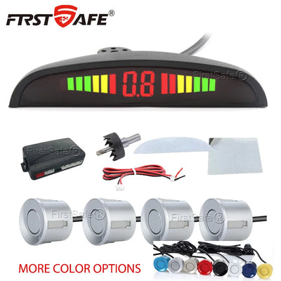 Radar de Recul 4 Capteurs Écran LED FirstSafe KZ-068