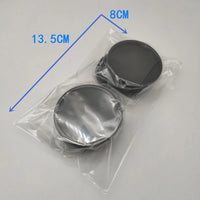 Cache-Moyeux Universels Vierges 58mm ABS Kit 4 — exemple de montage