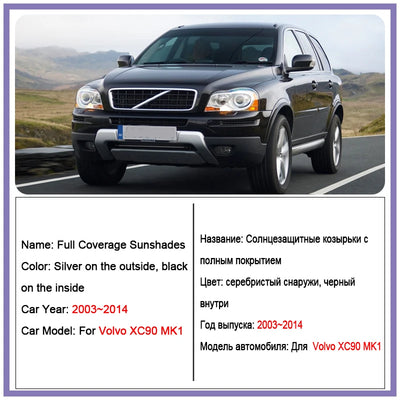 Pare-Soleil Complet Volvo XC90 MK1 2003-2014