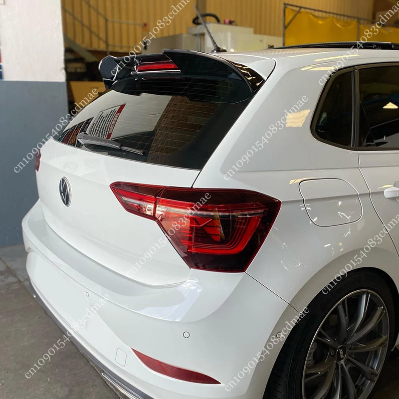 Becquet de Toit Volkswagen Polo 6 MK6 2018-2025 Style GTI, Noir Brillant ABS, hors GTI et R-Line