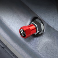 Bouchons de Valve Citroën C3 C4 C5 Aircross Métal — gros plan