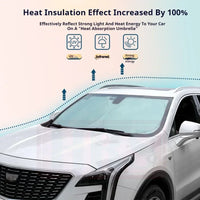 Pare-Soleil Pare-Brise Toyota C-HR 2017-2024 Pliable à Mémoire de Forme Isolation Thermique