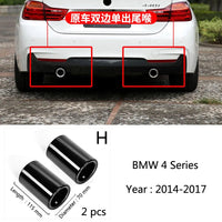 Embout d'Échappement BMW F20 F30 F32 X1 Acier Inoxydable — vue en situation